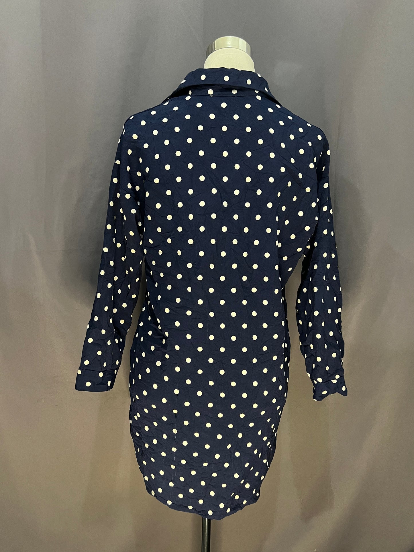YiYi Polka Dots (Navy Blue)