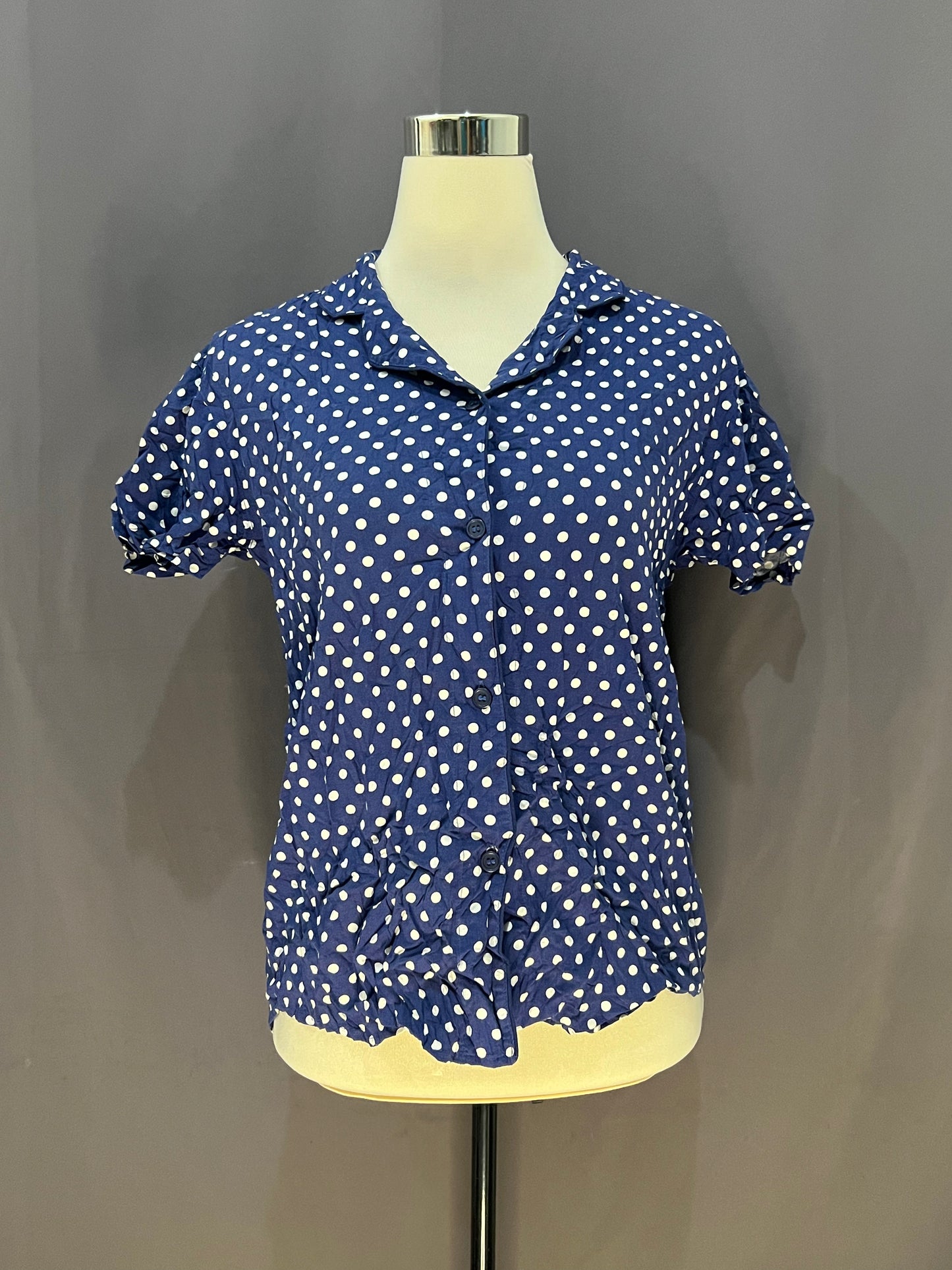 Uniqlo Polka Dots (Dark Blue)