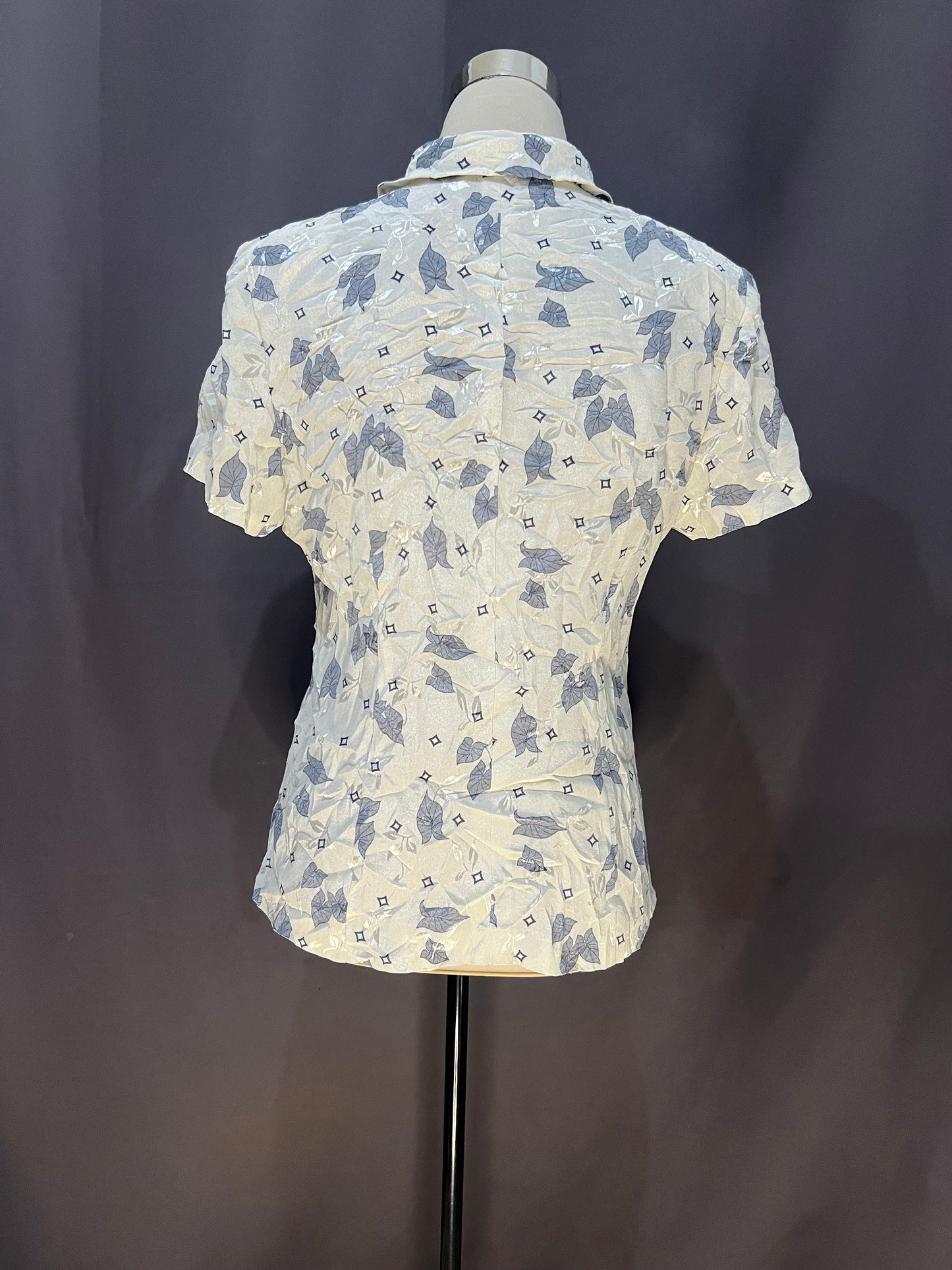 Taima Leaves Print (Dirty White)