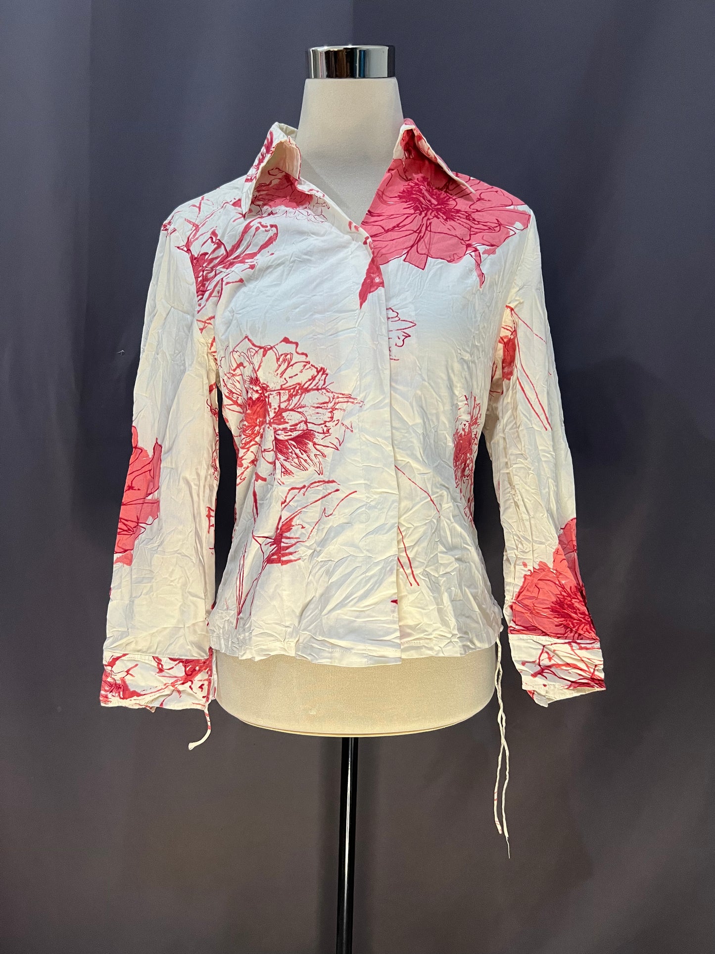 Vinhe Meng Pink Floral (Dirty White)