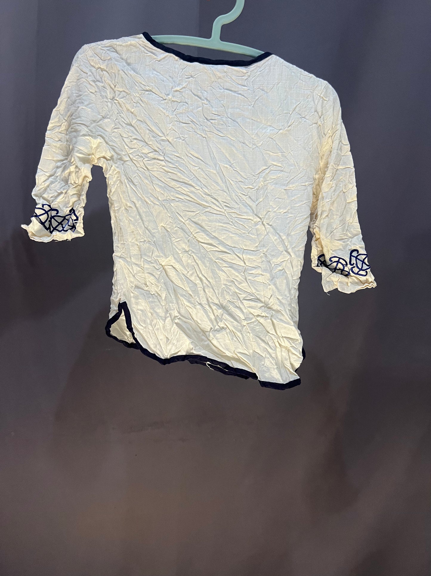 Ddxwmzf Blue Pattern (Dirty White)