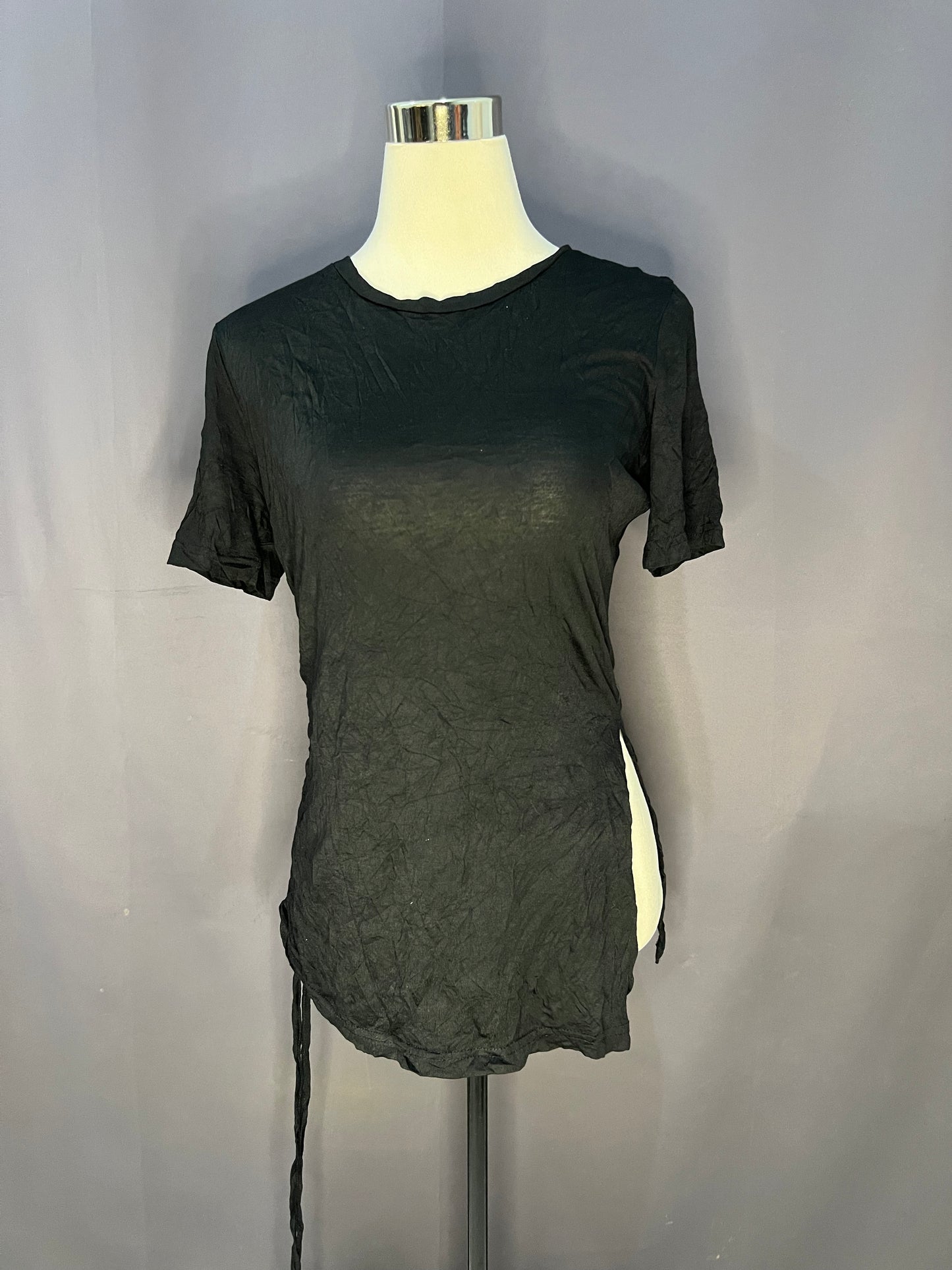 Generic Plain with Strap on the side (Black-Cotton)