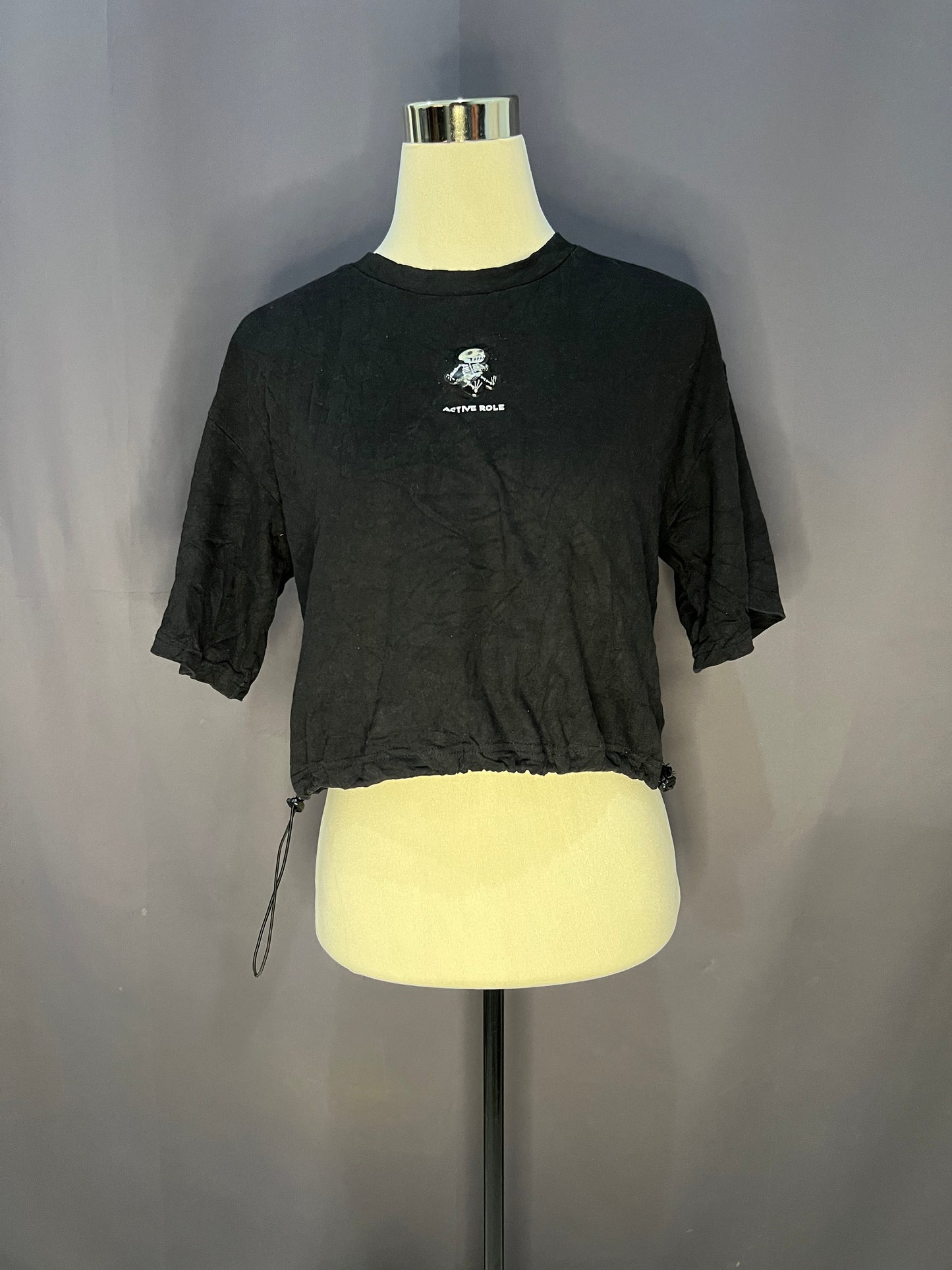 Urban Revivo Skeleton Cartoon (Black-Cotton)