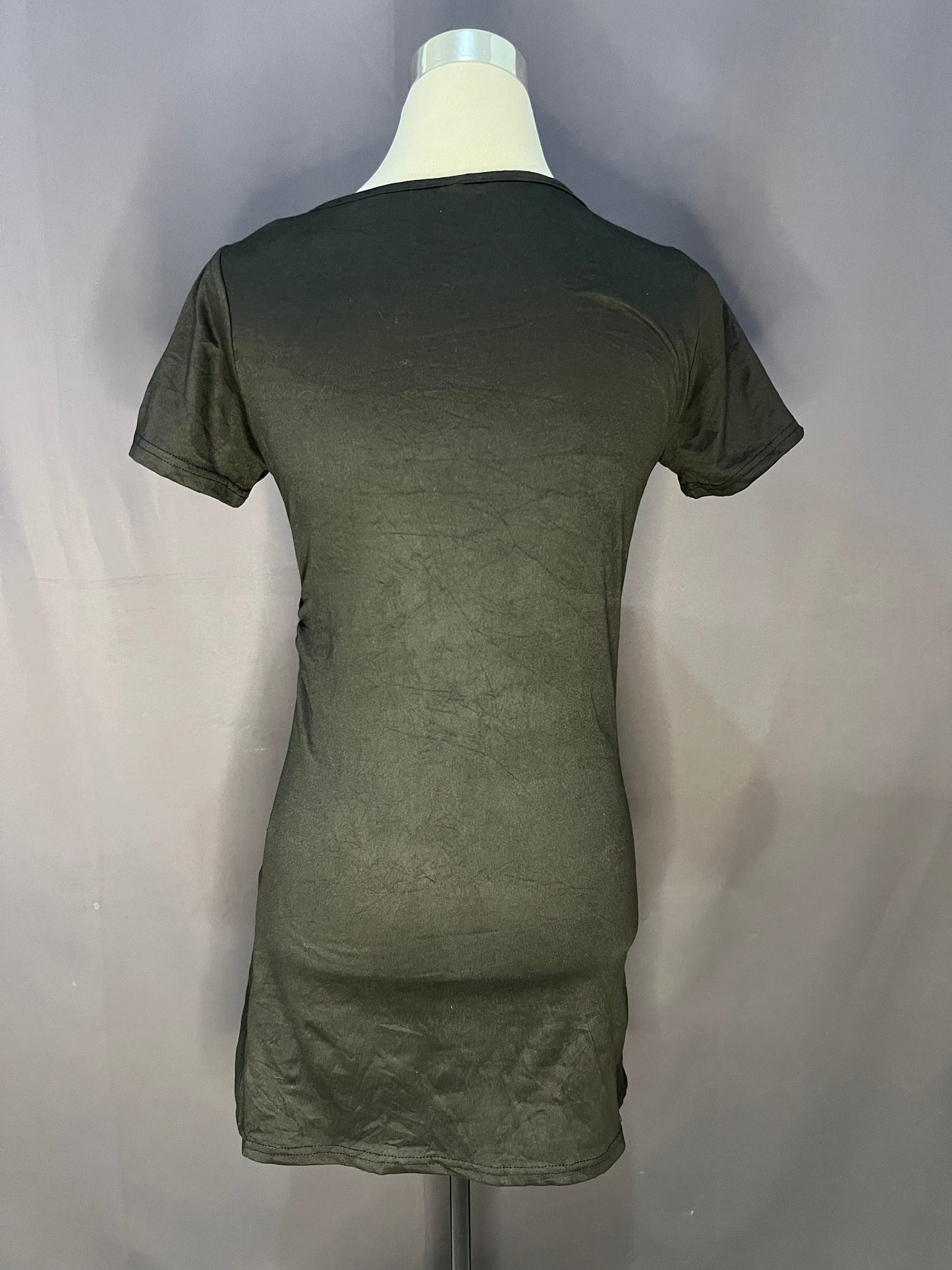 Generic Plain Dress (Black-Cotton)