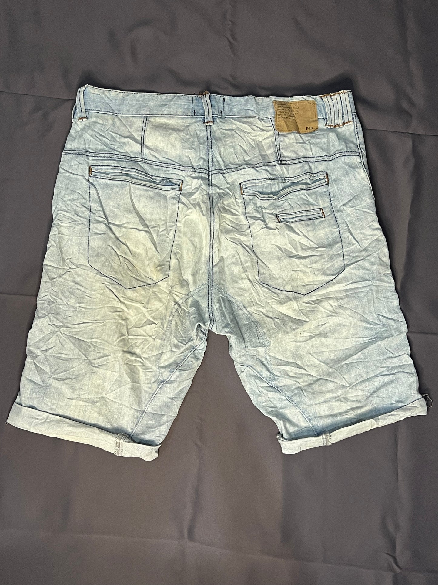 Pull & Bear Plain Stretchable (Blue)