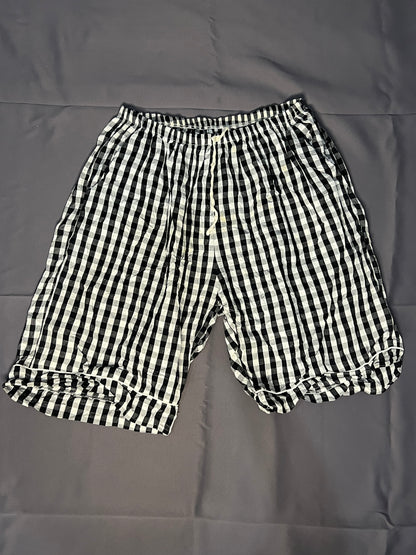 Generic White Checkered Stretchable (Black)