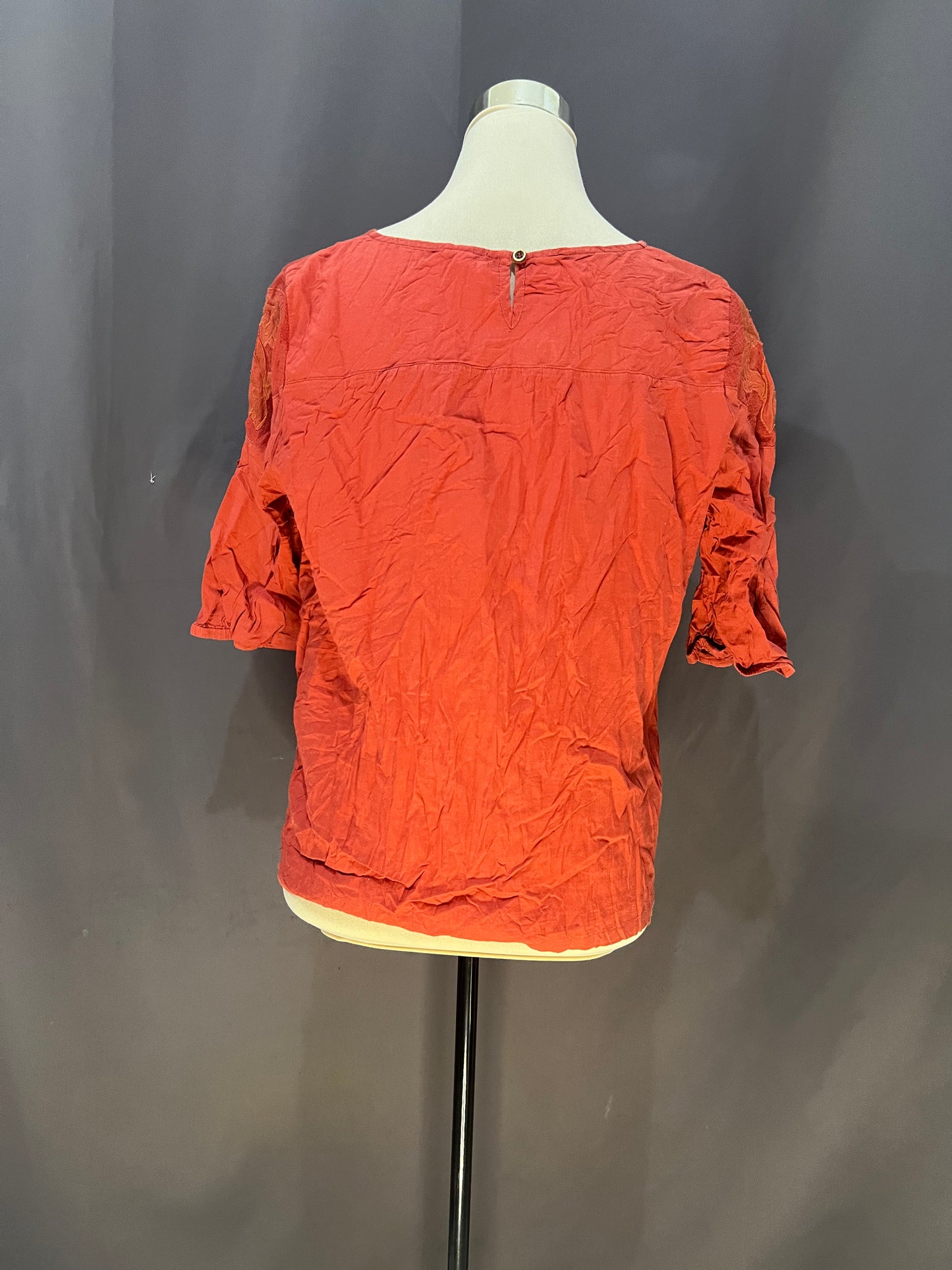 Inman Floral Embroider (Orange)