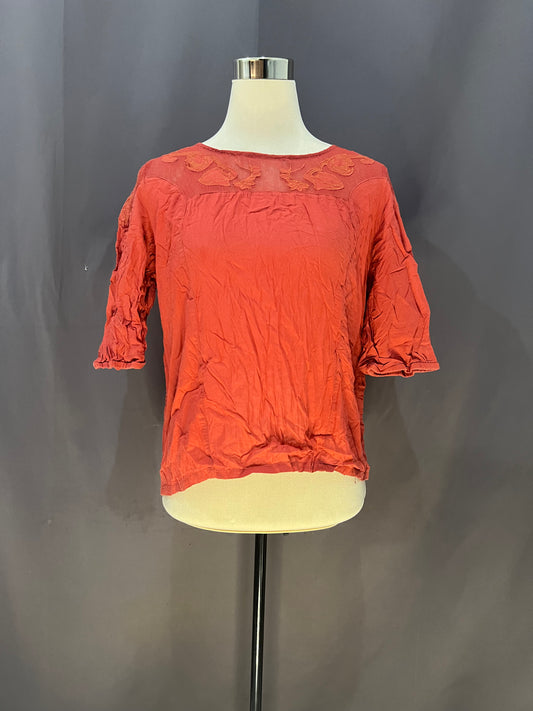 Inman Floral Embroider (Orange)