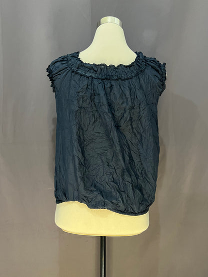 Generic Plain Sleeveless (Navy Blue)