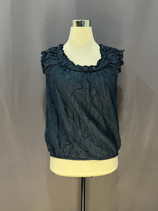 Generic Plain Sleeveless (Navy Blue)