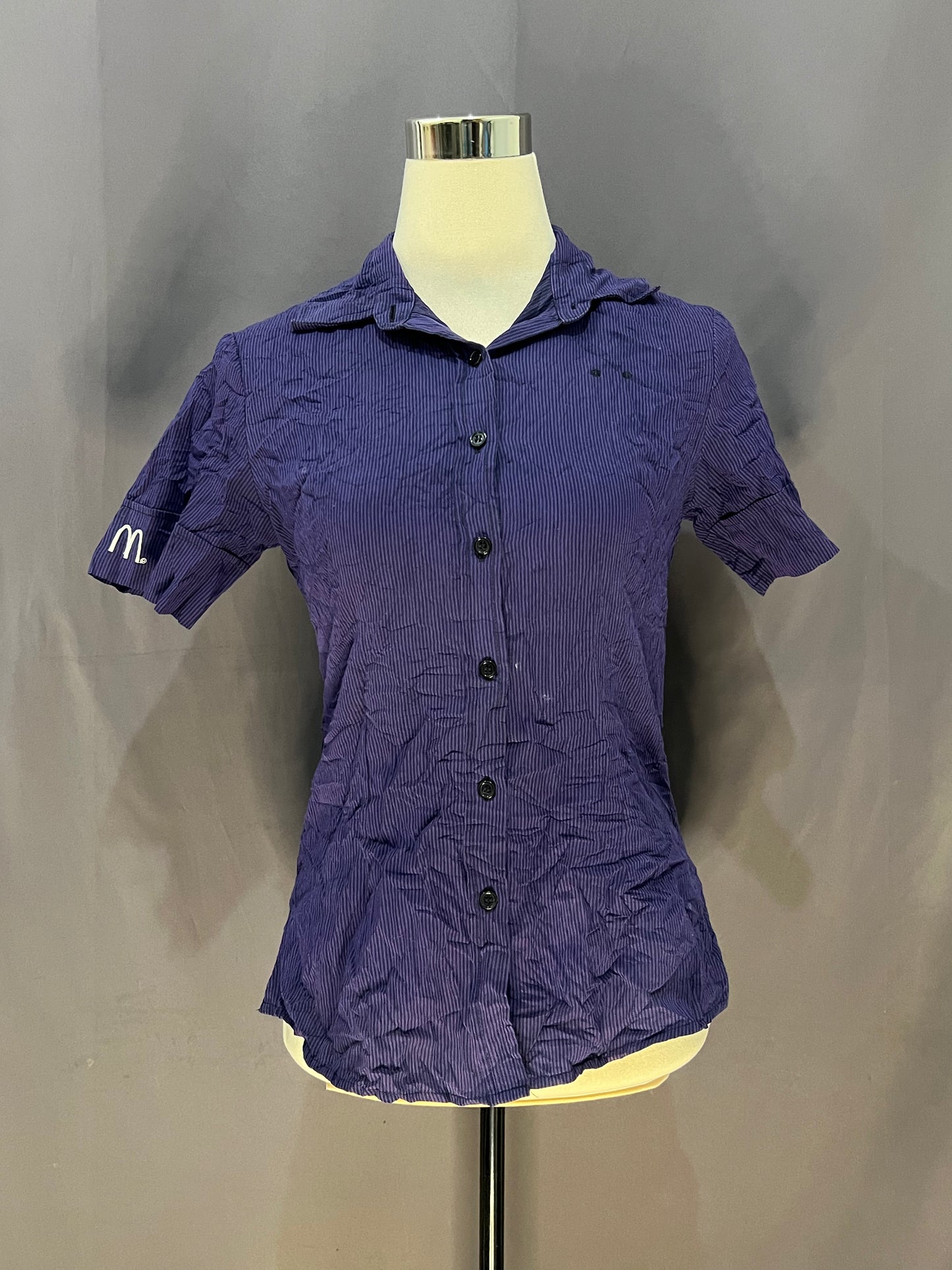 McDonald's Apparel Collection Dark Violet Stripes with McDo Logo (Violet)