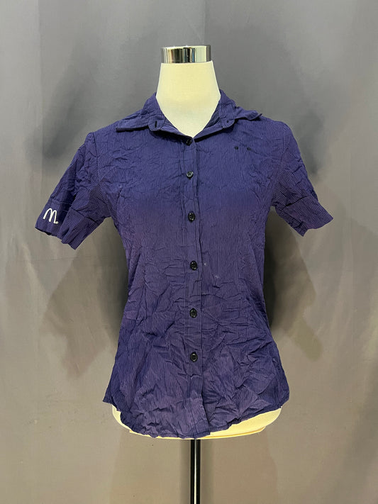 McDonald's Apparel Collection Dark Violet Stripes with McDo Logo (Violet)