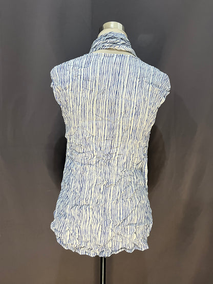 MNG Suit Blue Stripes (White)