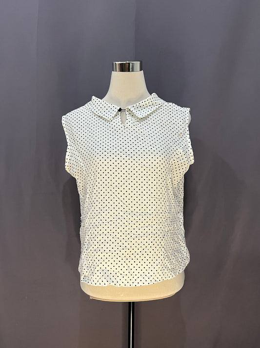 Generic Polka Dots Sleeveless (White)