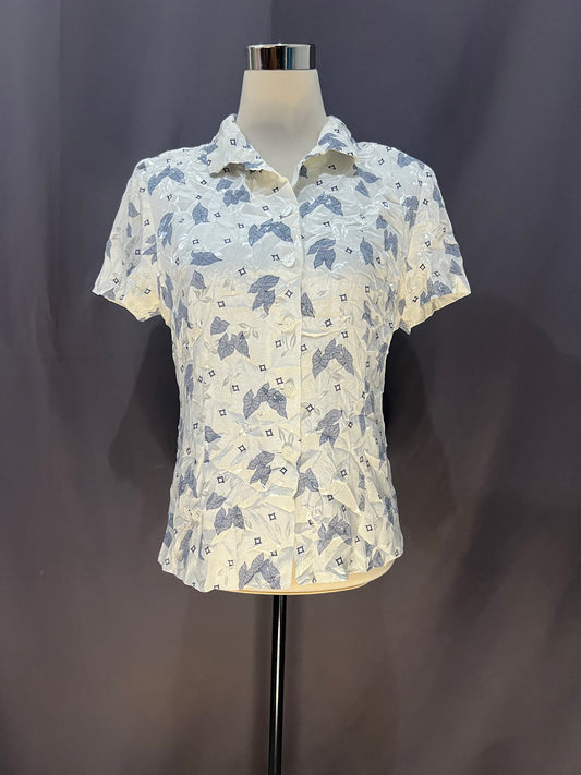 Taima Leaves Print (Dirty White)