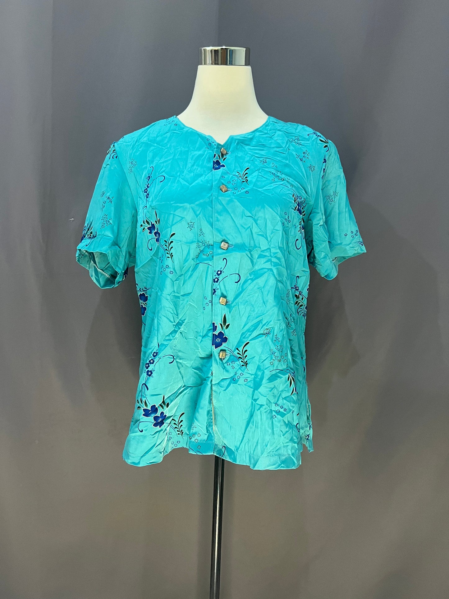 Generic Floral Pattern (Blue Green)