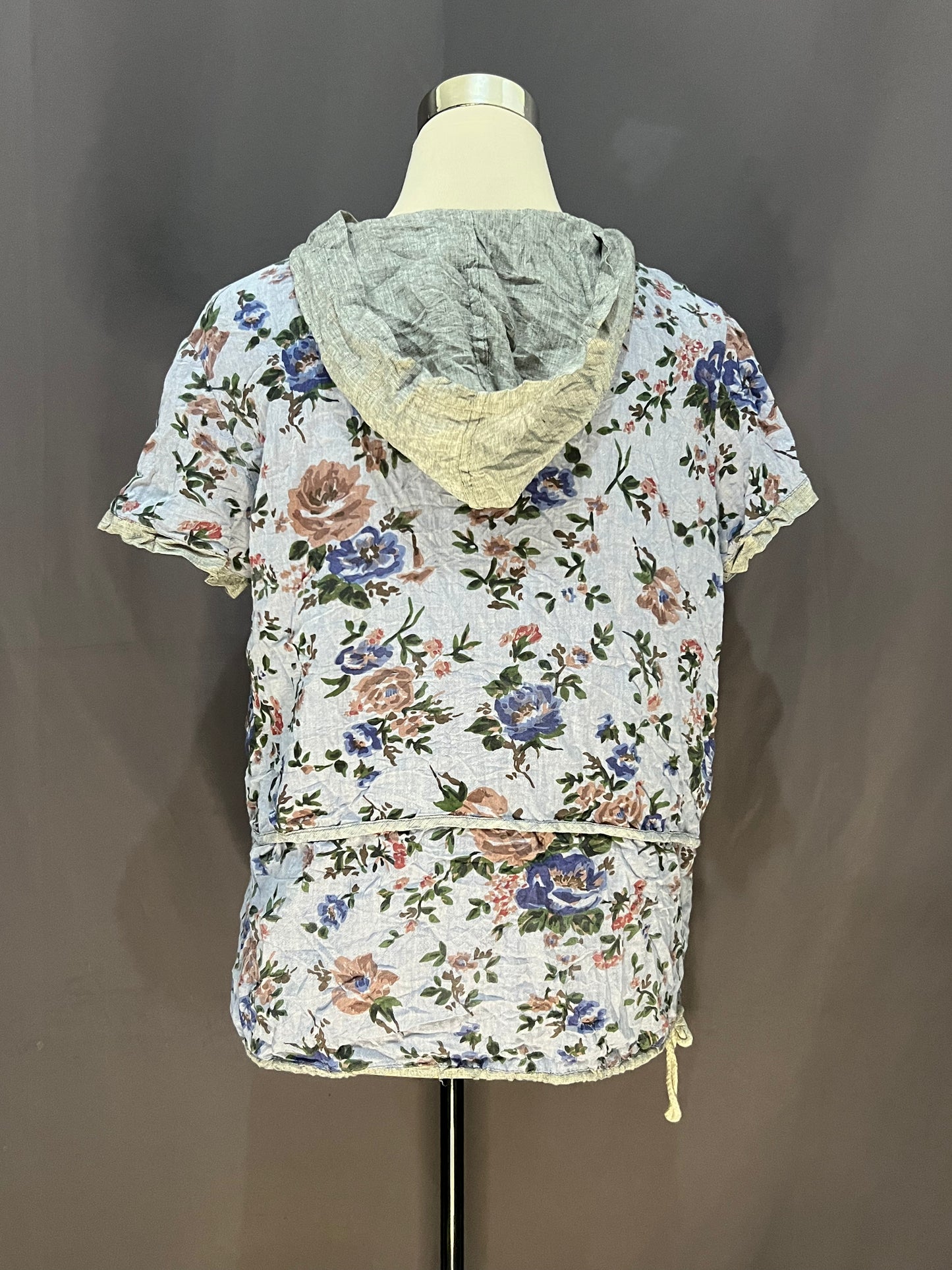 Kaiduo Floral with Hoodie (Blue)