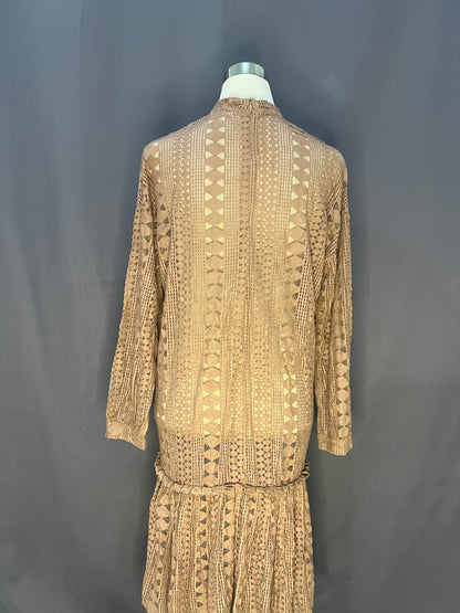 MD Design Patterned See Through (Brown)