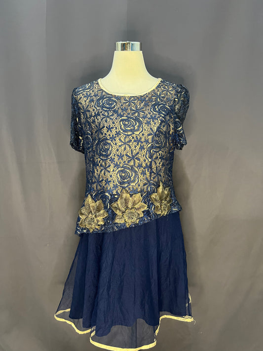 Linya Gold Pattern (Blue)