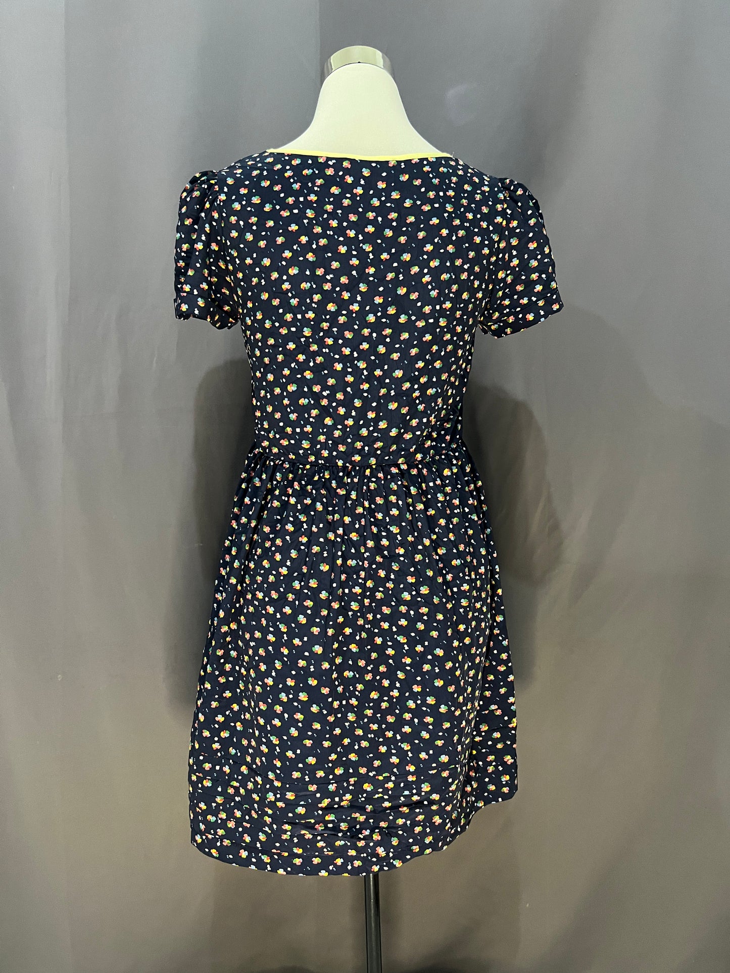 Nancy L Floral (Navy Blue)