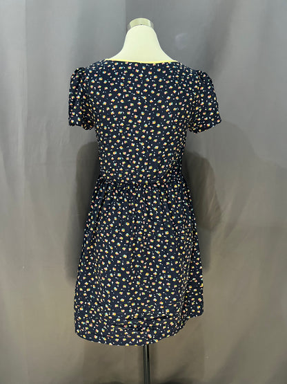 Nancy L Floral (Navy Blue)