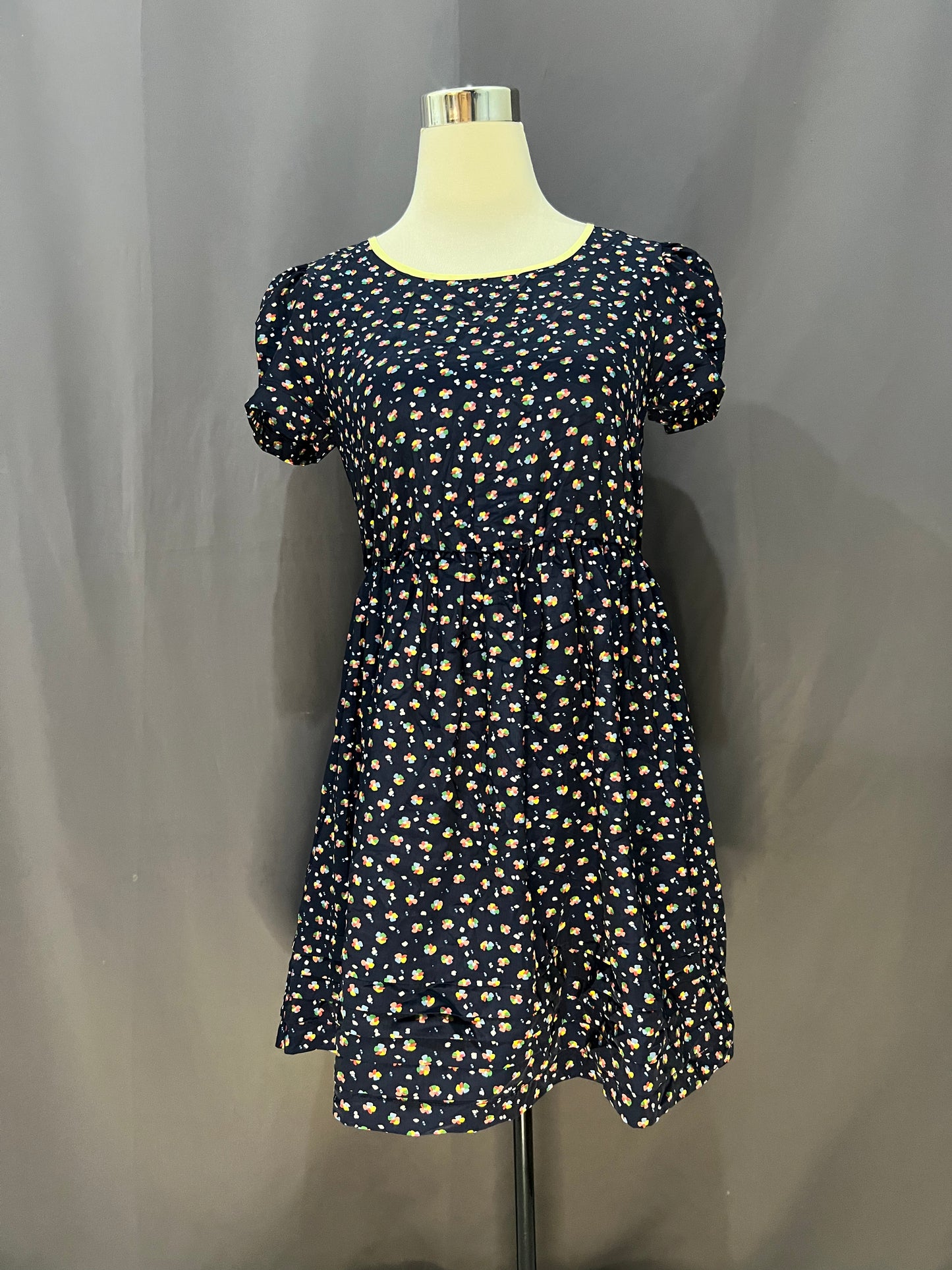 Nancy L Floral (Navy Blue)