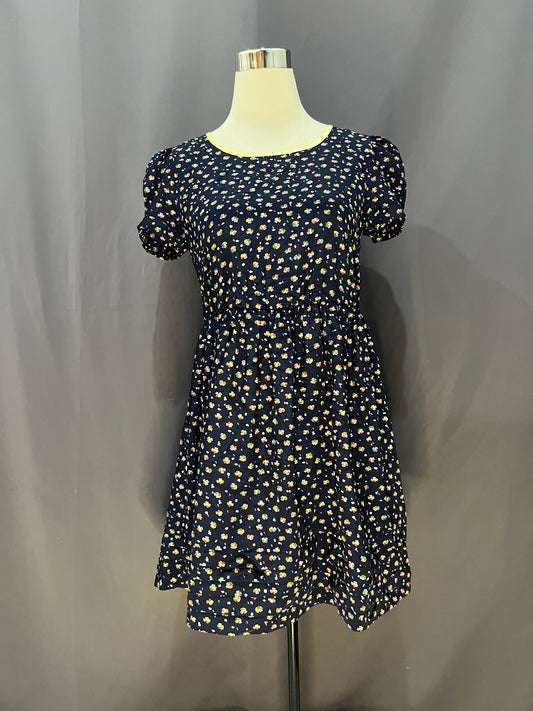 Nancy L Floral (Navy Blue)