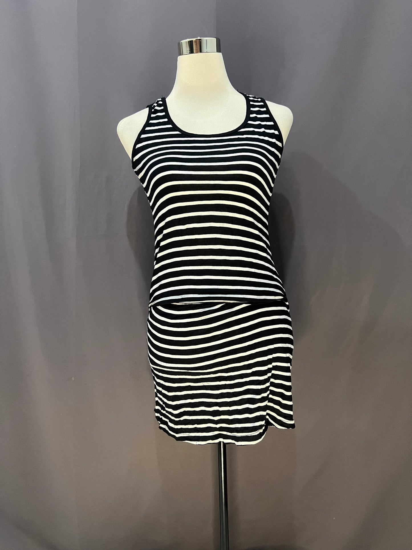 Generic White Stripes Sleeveless (Black)