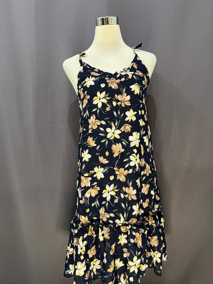 Generic Floral Sleeveless (Navy Blue)