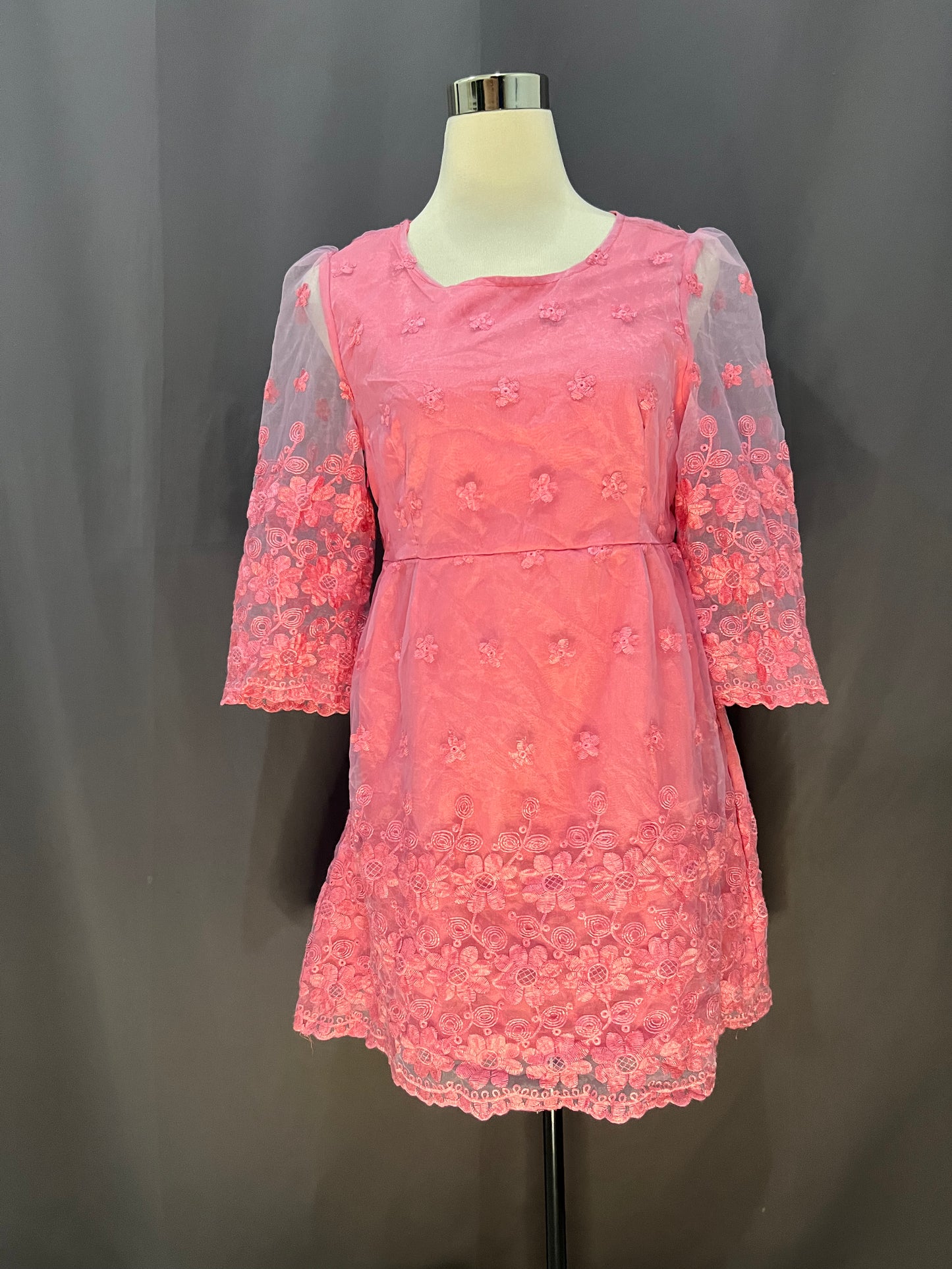 Generic Plain and Mesh Sleeves (Pink)