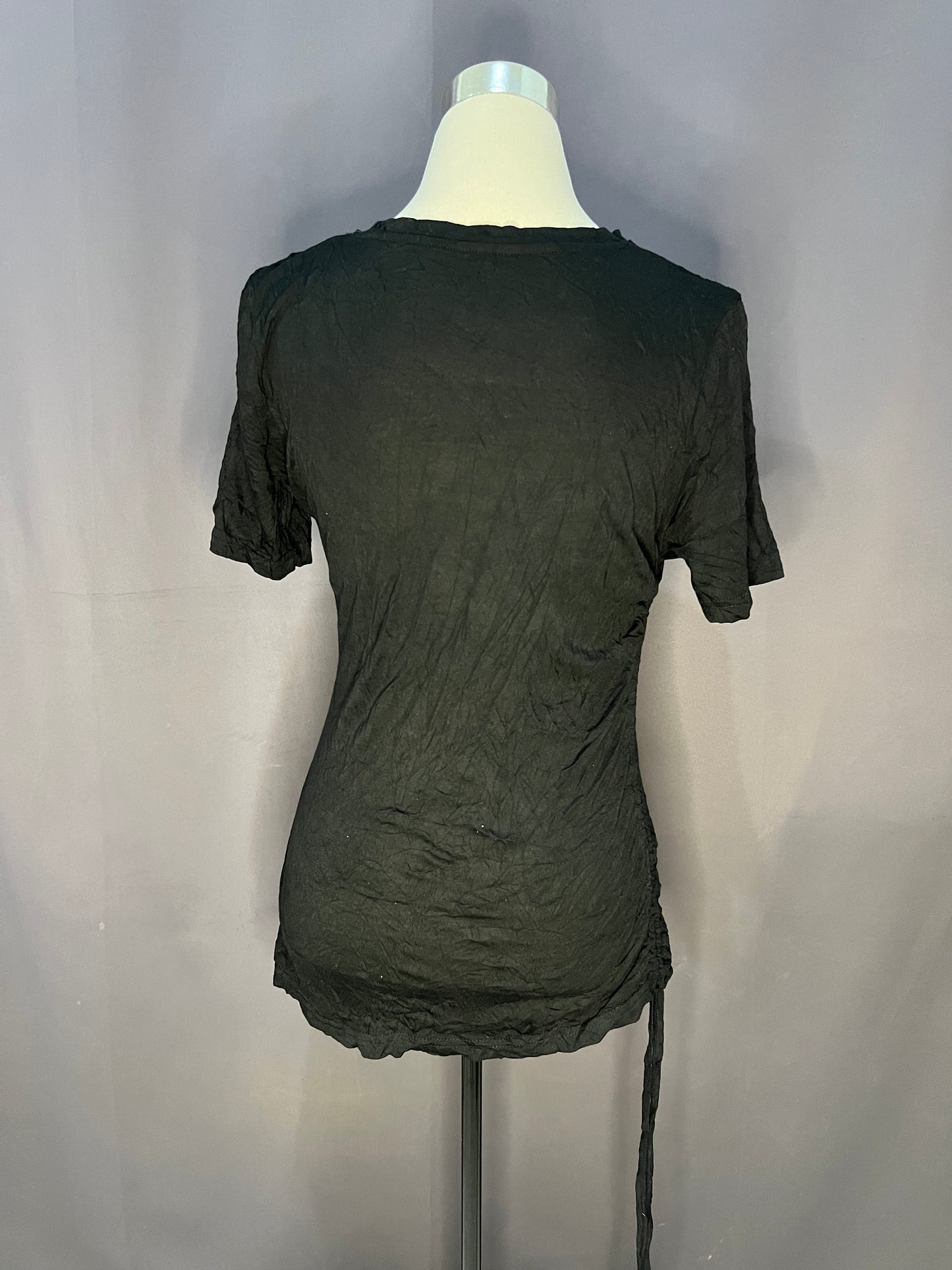 Generic Plain with Strap on the side (Black-Cotton)