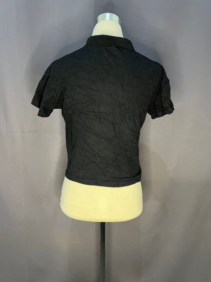 Generic Polo Dress (Black-Cotton)