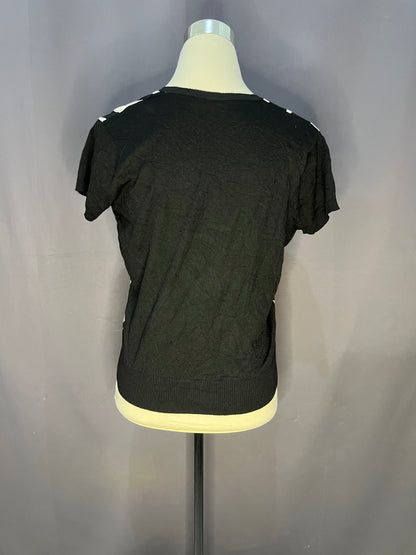 Generic Pattern with Butterfly (Black-Cotton)