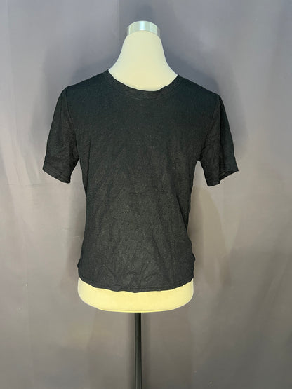 Generic Vneck with Ribbon (Black-Cotton)