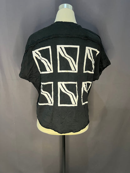 Home Baby Plain with Logos (Black-Cotton)