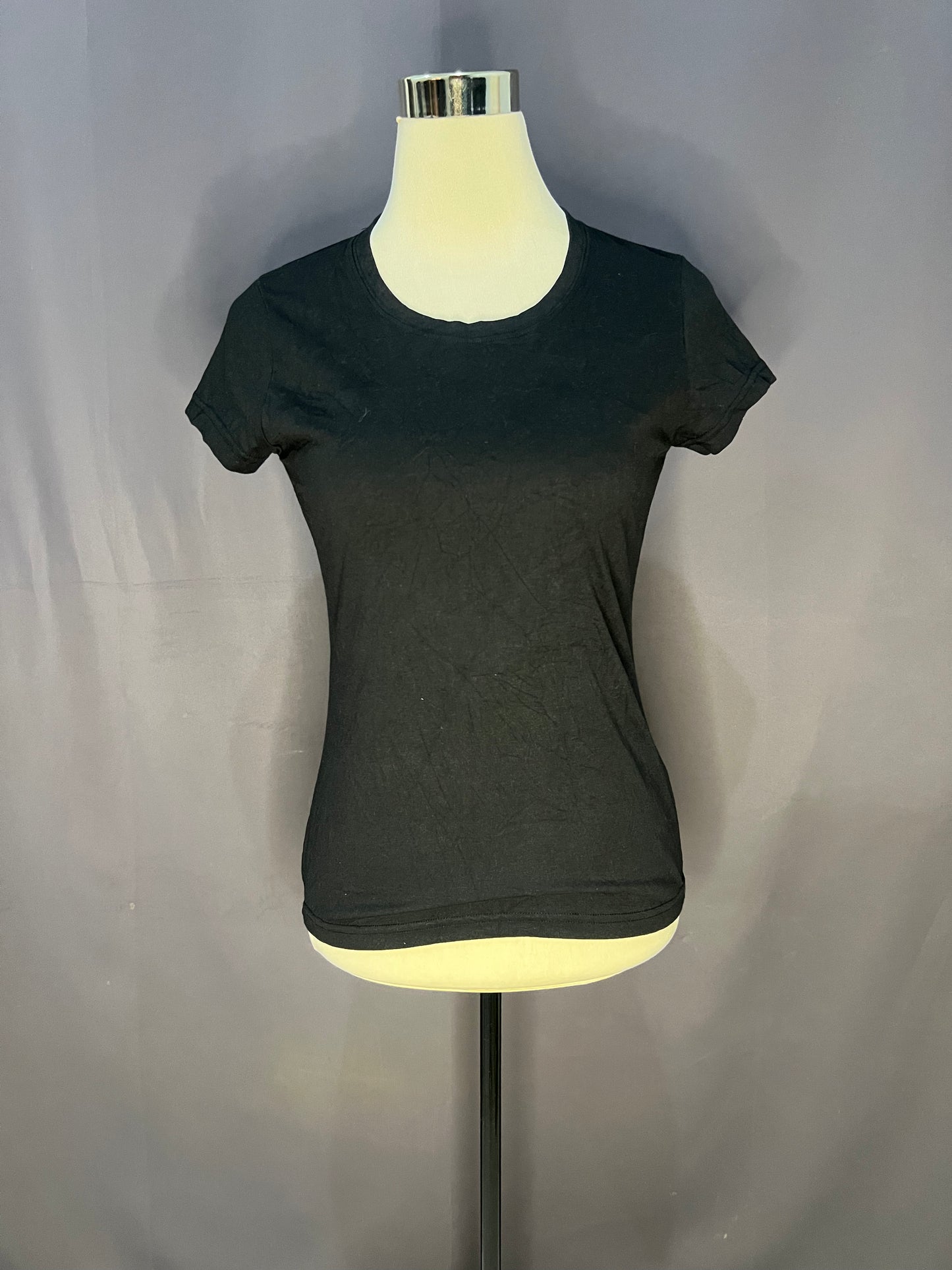 Generic Plain Shortsleeve (Black-Cotton)