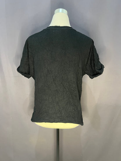 H Style Don't Forget to Smile (Black-Cotton)
