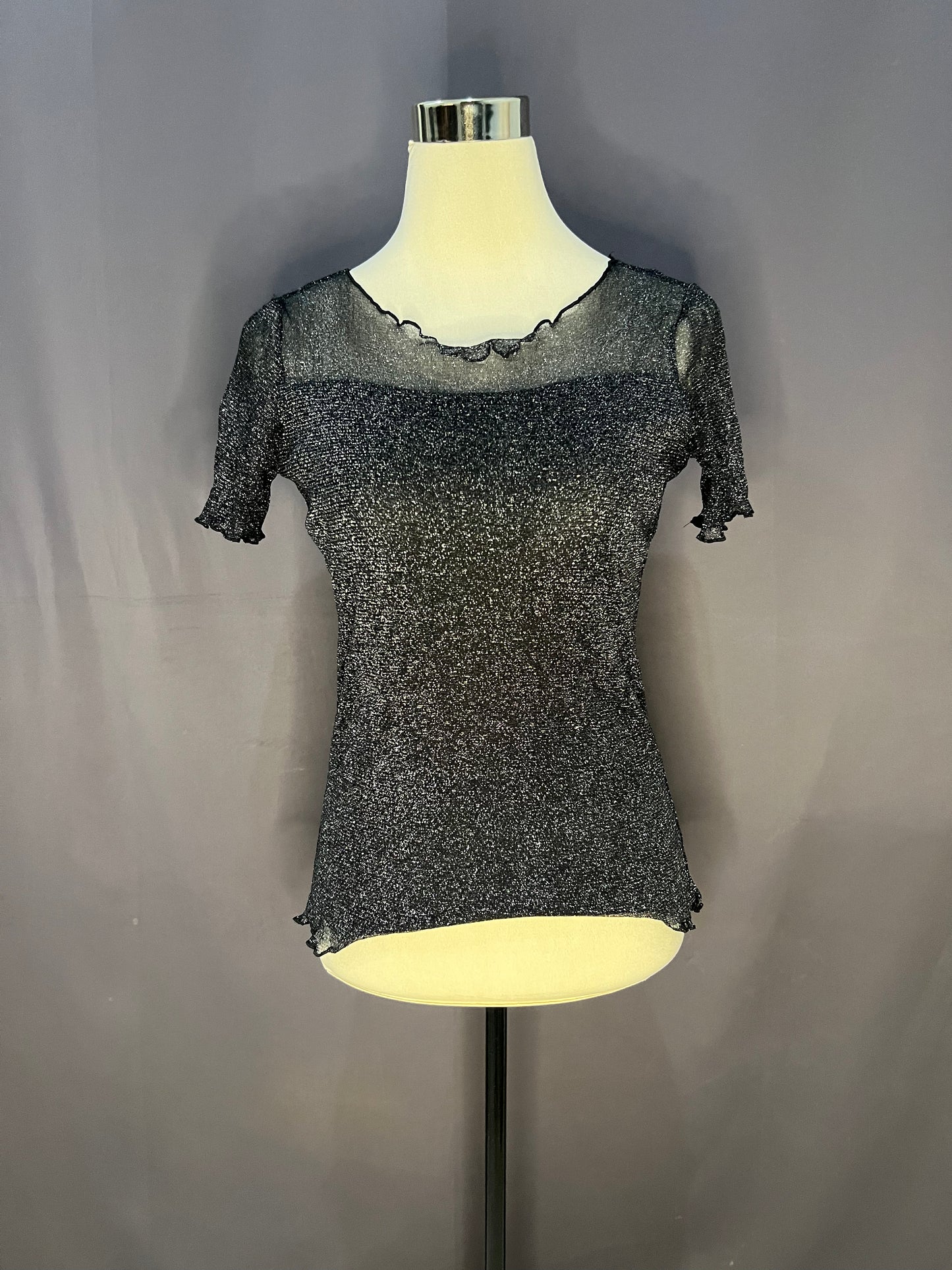 Generic Shining Fabric (Black-Mesh)