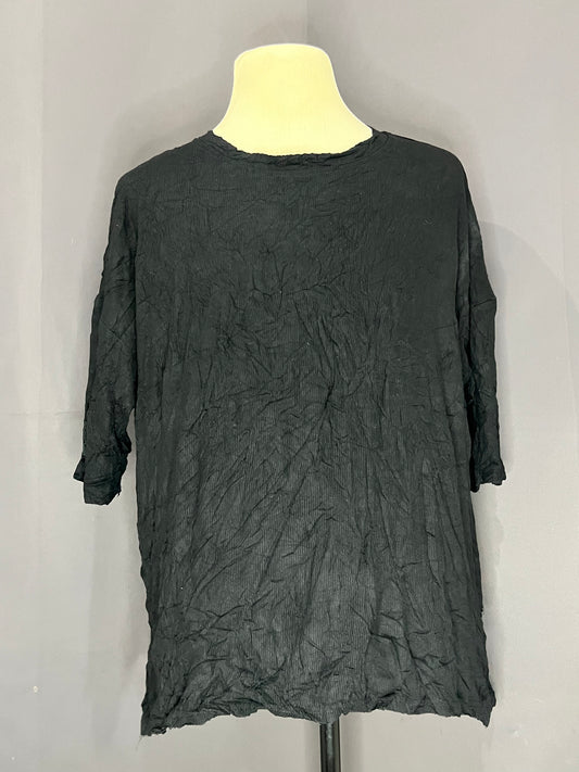 Generic Plain 3/4 Sleeves (Black-Corduroy)